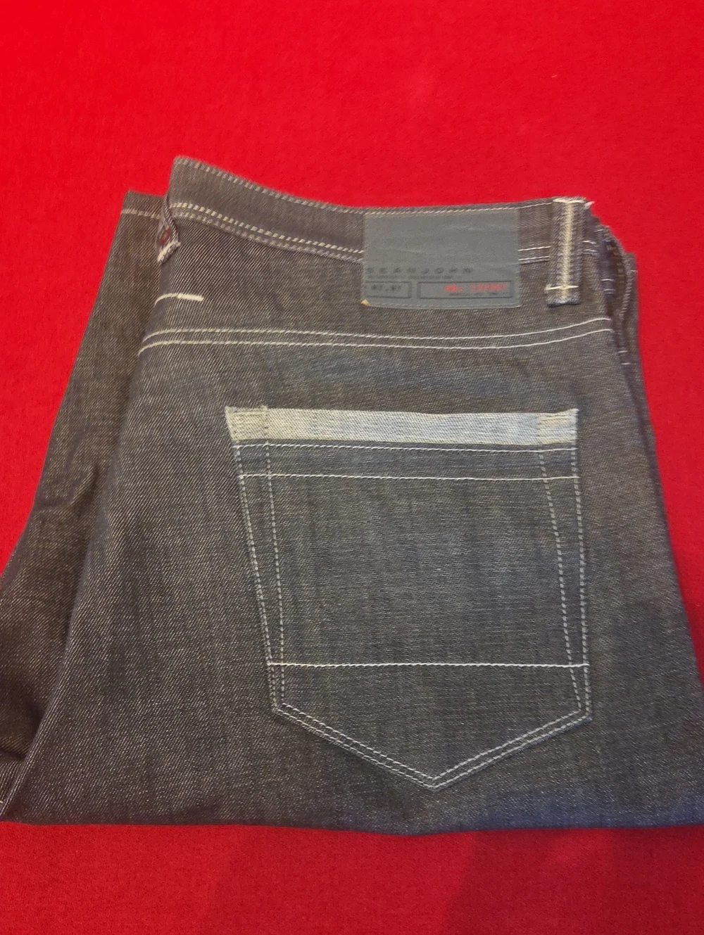 Men's waisr size 36 long Dark Gray Denim Shorts - Classic Back Pocket Design